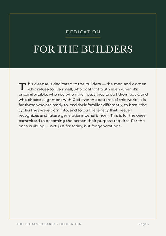 The Legacy Cleanse: 14 Days of Alignment