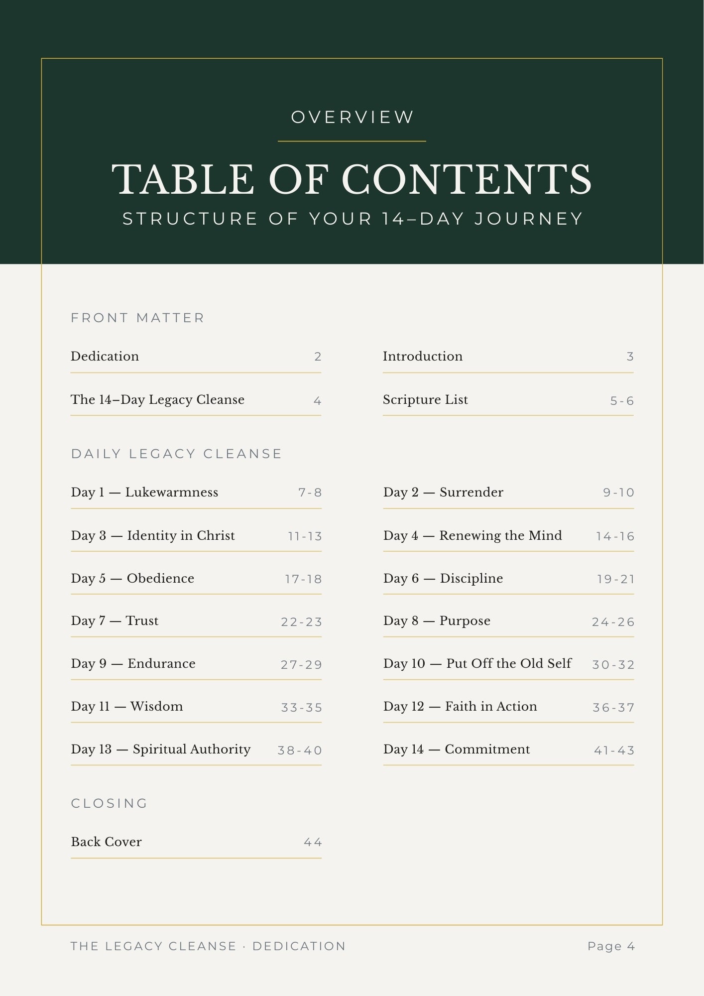 The Legacy Cleanse: 14 Days of Alignment